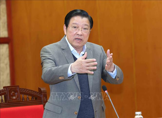 Thường trực Ban Bí thư chủ trì họp rà soát công tác chuẩn bị Đại hội XIV của Đảng