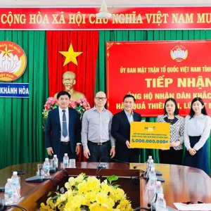 PVcomBank ủng hộ 5 tỷ đồng hỗ trợ người dân Khánh Hòa khắc phục hậu quả mưa lũ