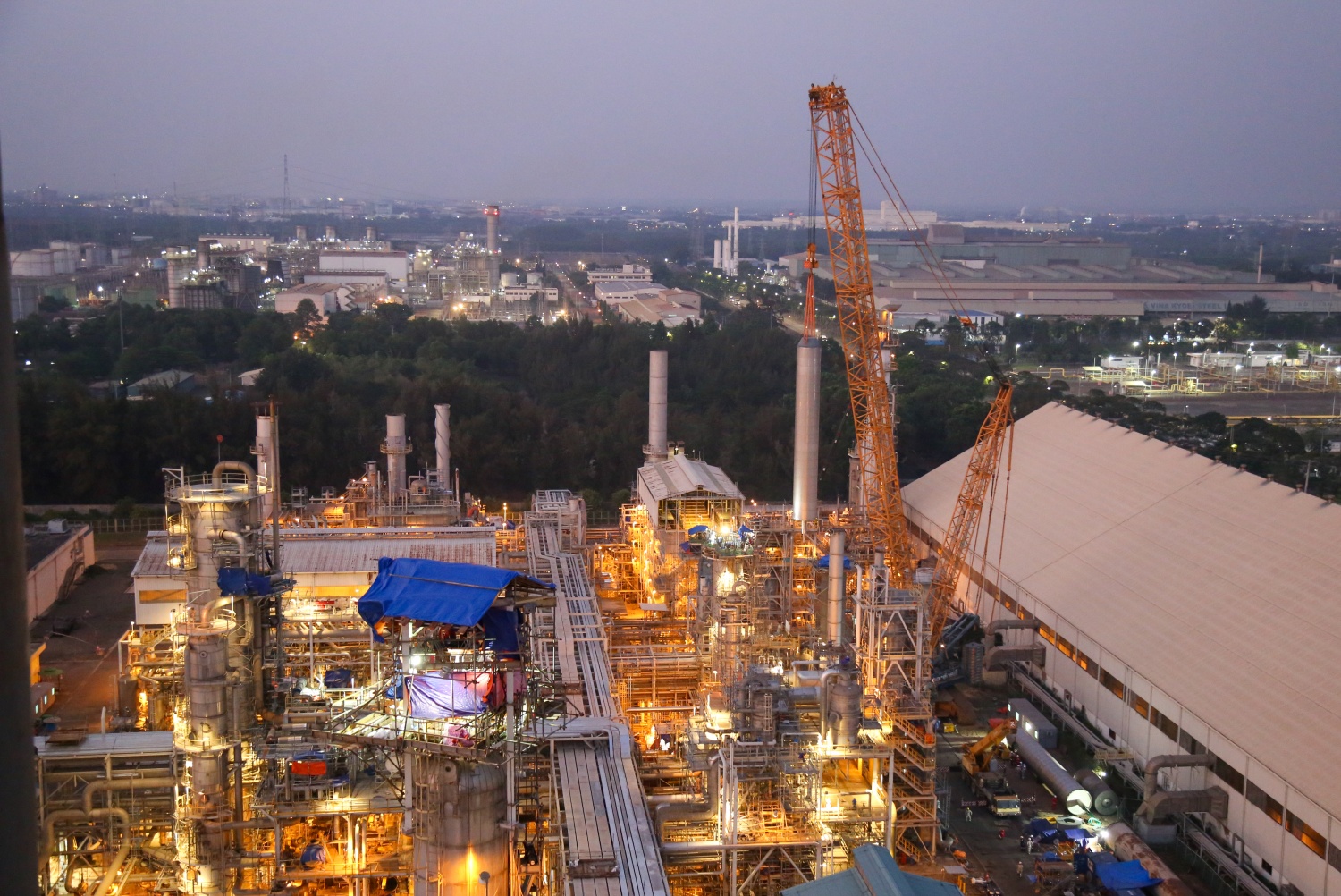 [Ch&ugrave;m ảnh] Những &ldquo;bước lắp gh&eacute;p quyết định&rdquo; trong đợt BDTT Nh&agrave; m&aacute;y Đạm Ph&uacute; Mỹ