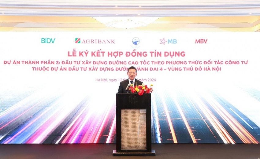 Agribank làm đầu mối thu xếp khoản tín dụng 25.453 tỷ đồng cho Dự án đầu tư xây dựng đường Vành đai 4 - Vùng Thủ đô Hà Nội