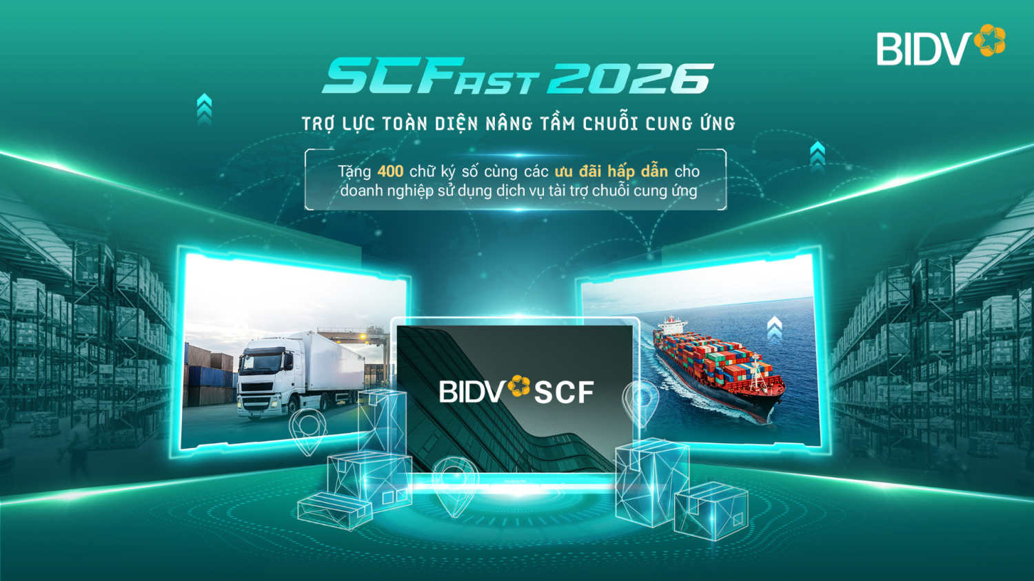 BIDV SCFast 2026 - Giải pháp toàn diện  hỗ trợ doanh nghiệp trong chuỗi cung ứng