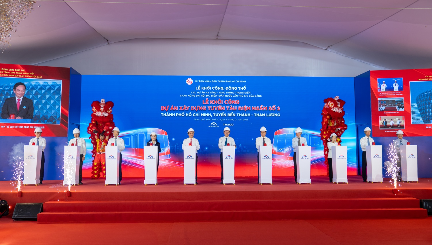 [Chùm ảnh] Phối cảnh tuyến Metro số 2 vừa được khởi công tại TP HCM