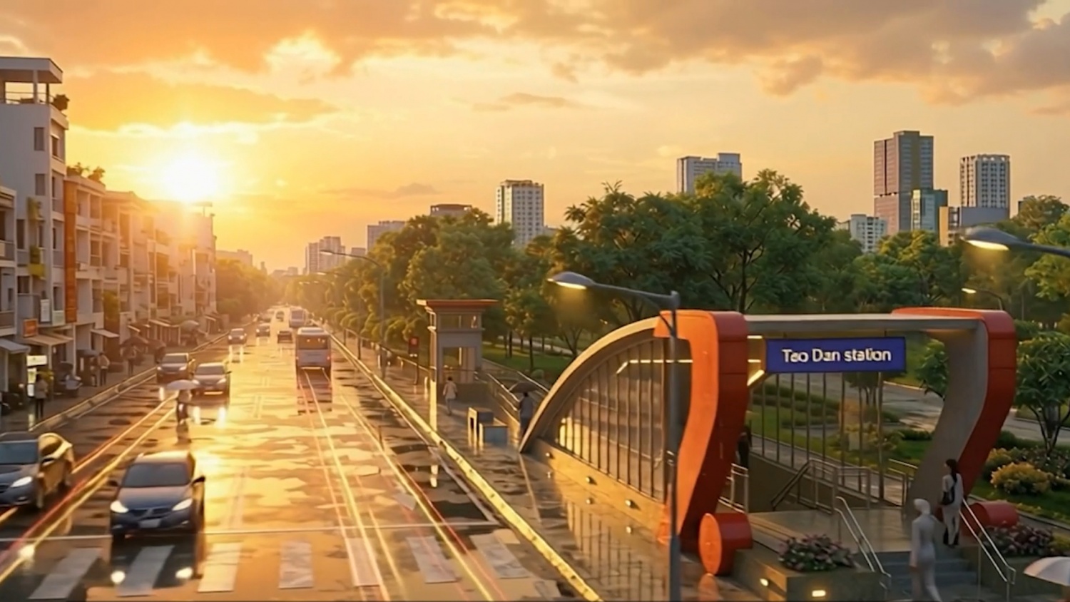 [Chùm ảnh] Diện mạo tuyến Metro số 2 vừa được khởi công tại TP HCM