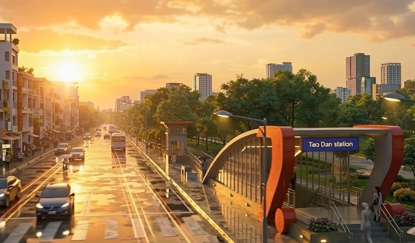 [Chùm ảnh] Phối cảnh tuyến Metro số 2 vừa được khởi công tại TP HCM