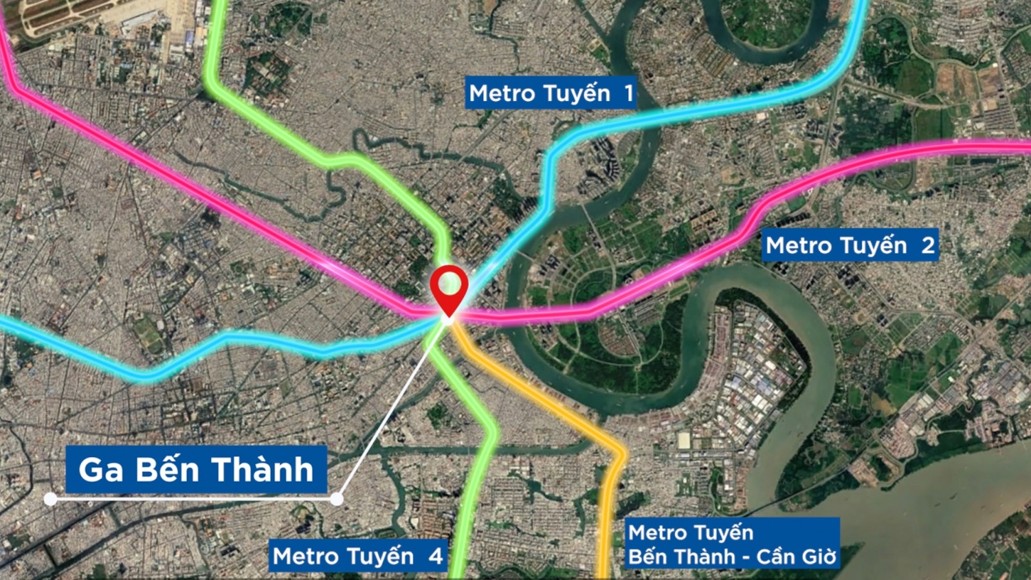 [Chùm ảnh] Phối cảnh tuyến Metro số 2 vừa được khởi công tại TP HCM