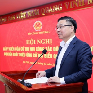 Bộ Công Thương thống nhất giới thiệu Quyền Bộ trưởng Lê Mạnh Hùng ứng cử đại biểu Quốc hội khóa XVI