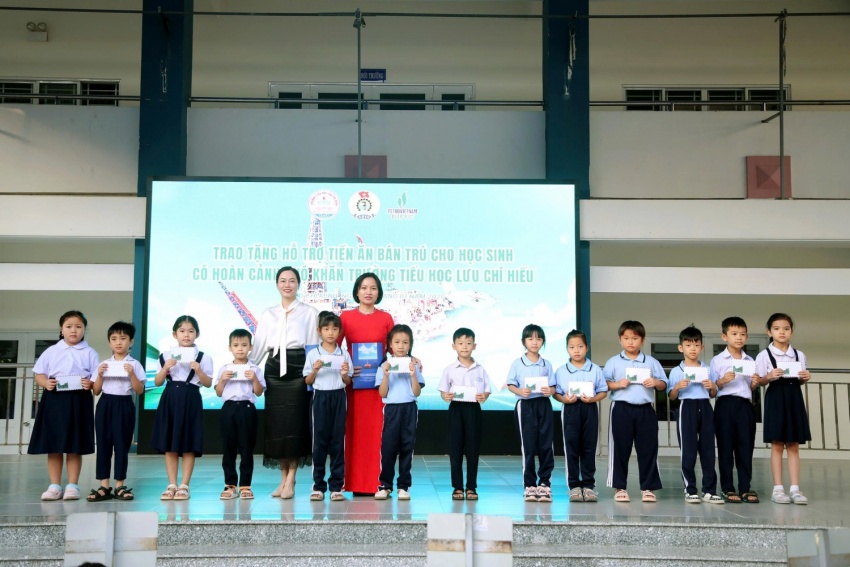 Lan tỏa “Văn hóa nghĩa tình” Petrovietnam tại trường Lưu Chí Hiếu (TP HCM)