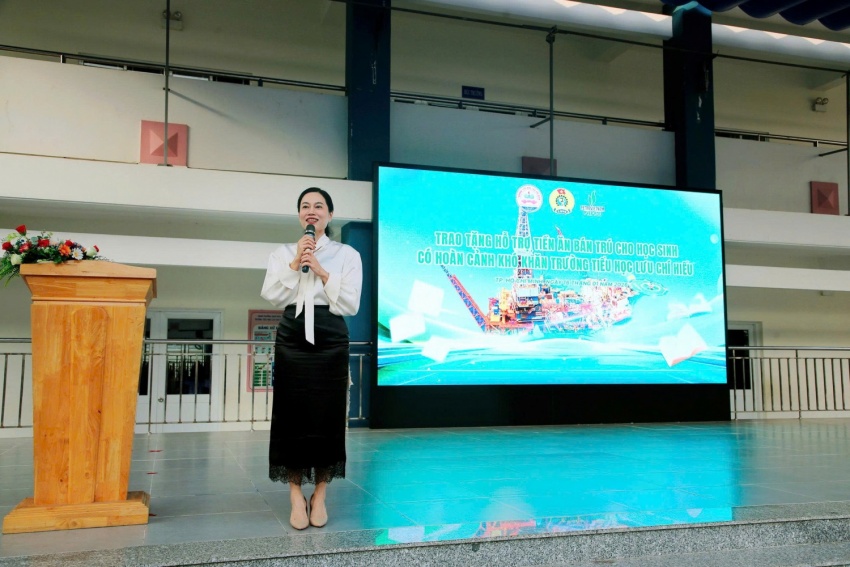 Lan tỏa “Văn hóa nghĩa tình” Petrovietnam tại trường Lưu Chí Hiếu (TP HCM)