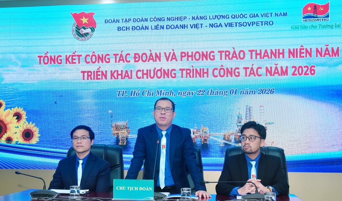 Tuổi trẻ Vietsovpetro: Dấu ấn sáng tạo và tinh thần xung kích trong năm 2025