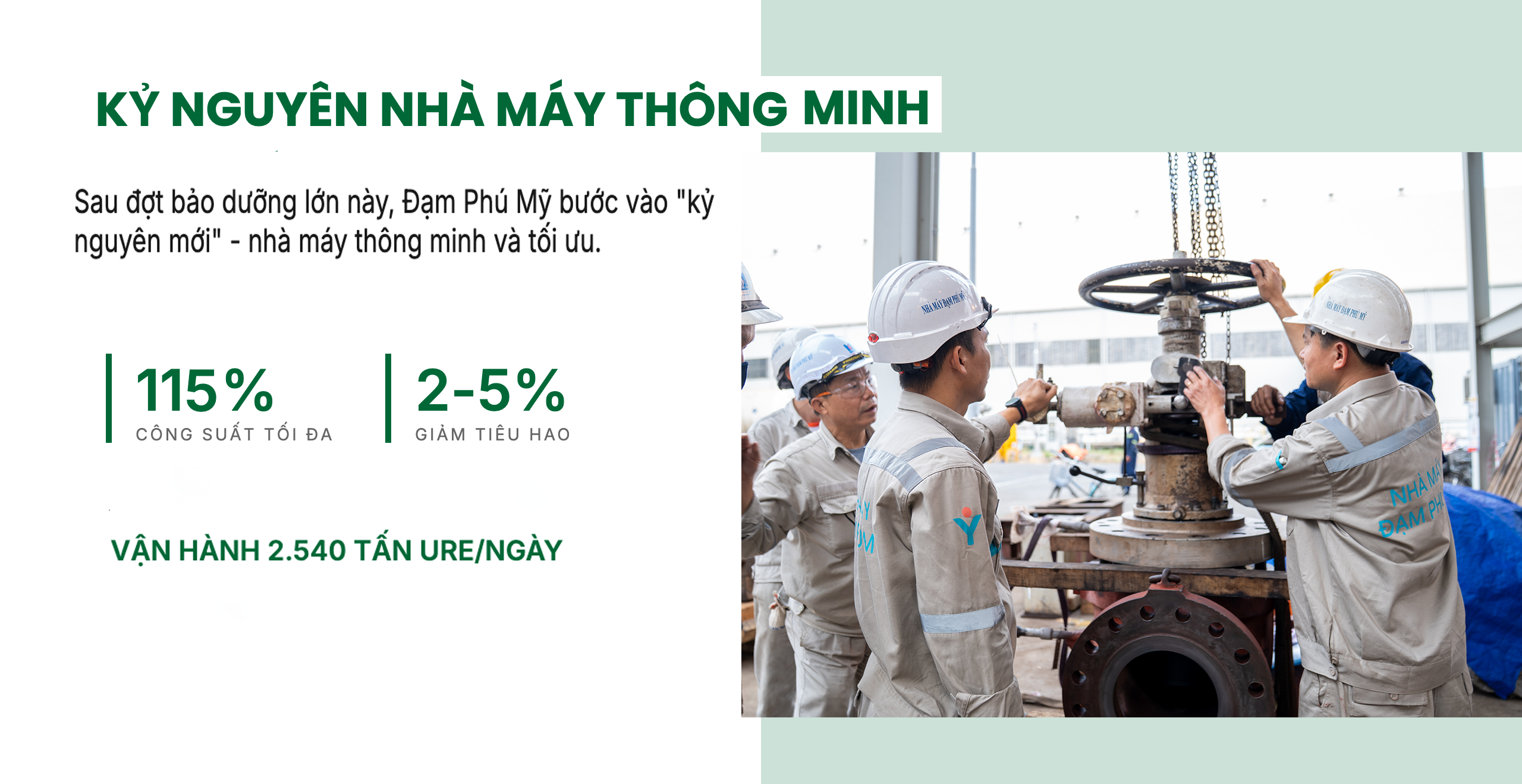 [P Magazine] Nét mới trong đợt Bảo dưỡng tổng thể ở Nhà máy Đạm Phú Mỹ