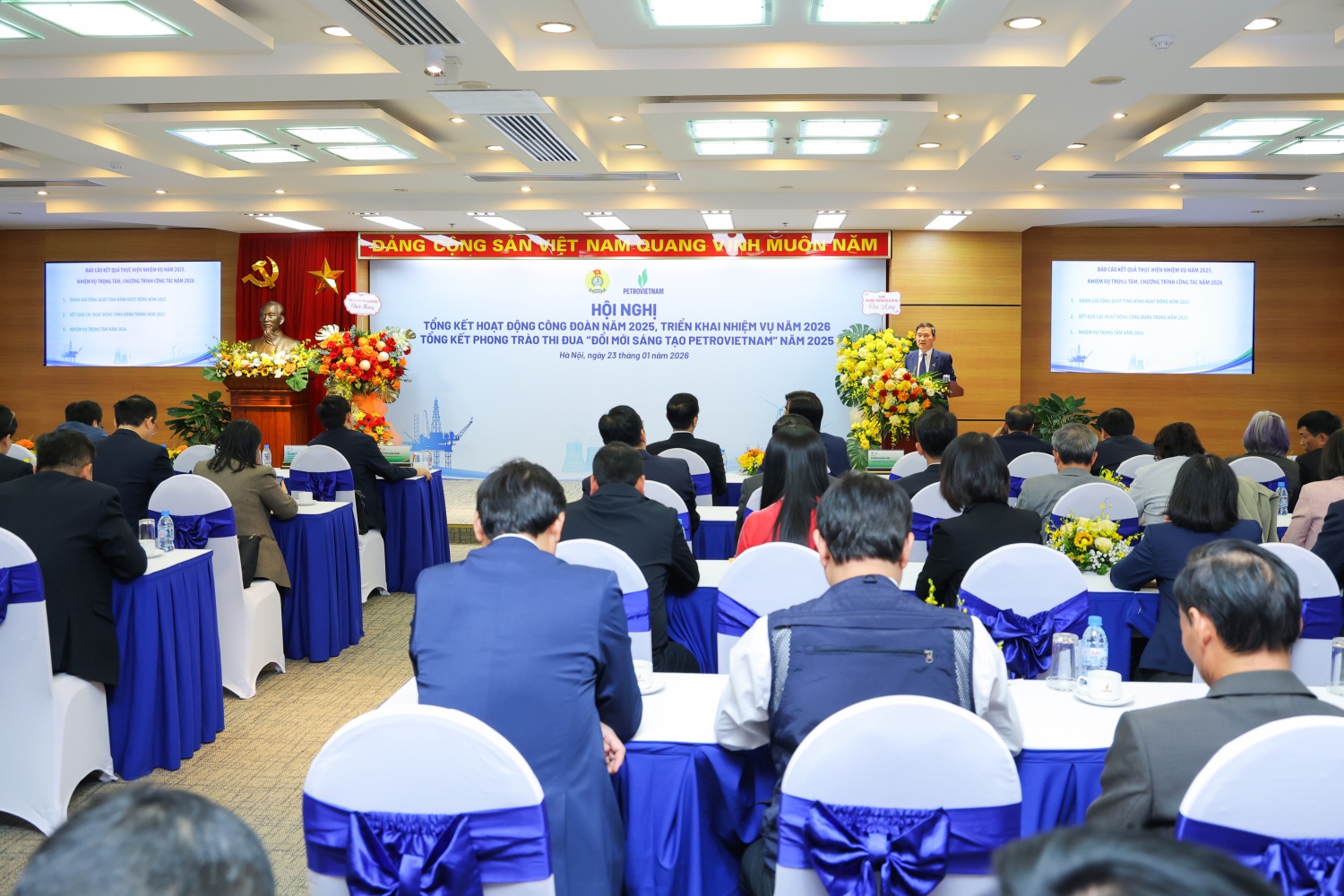 Điểm tựa người lao động, động lực cho đổi mới và phát triển bền vững của Petrovietnam Điểm tựa người lao động, động lực cho đổi mới và phát triển bền vững của Petrovietnam