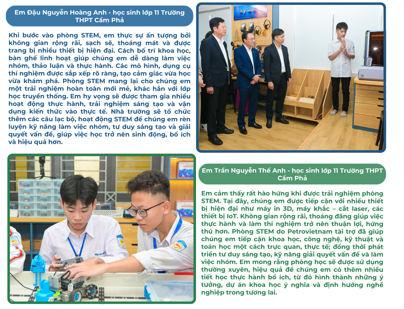 Quảng Ninh hân hoan đón phòng STEM mới: Động lực mới cho phát triển nguồn nhân lực tương lai