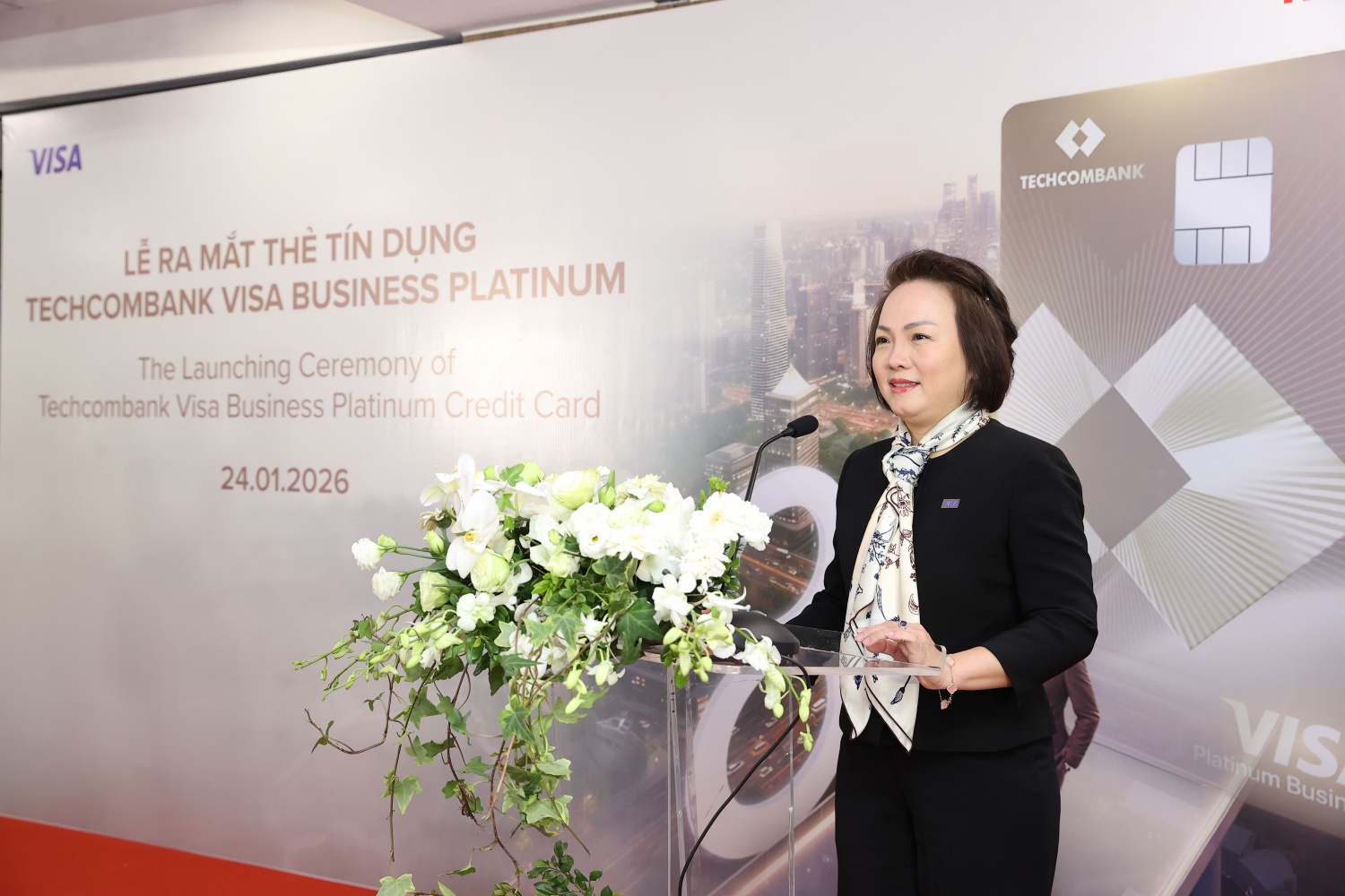 Techcombank ra mắt thẻ tín dụng Techcombank Visa Business Platinum, dẫn đầu đặc quyền tài chính vượt trội cho doanh nghiệp Techcombank ra mắt thẻ tín dụng Techcombank Visa Business Platinum, dẫn đầu đặc quyền tài chính vượt trội cho doanh nghiệp