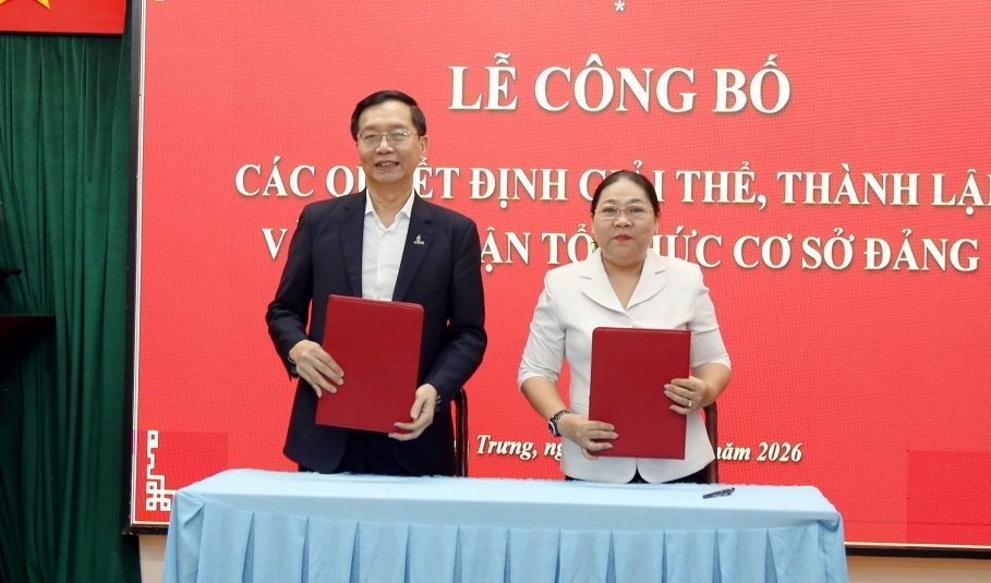 Tổ chức Đảng đầu tiên trong Đảng bộ Petrovietnam hoàn thành chuyển giao theo mô hình tổ chức mới