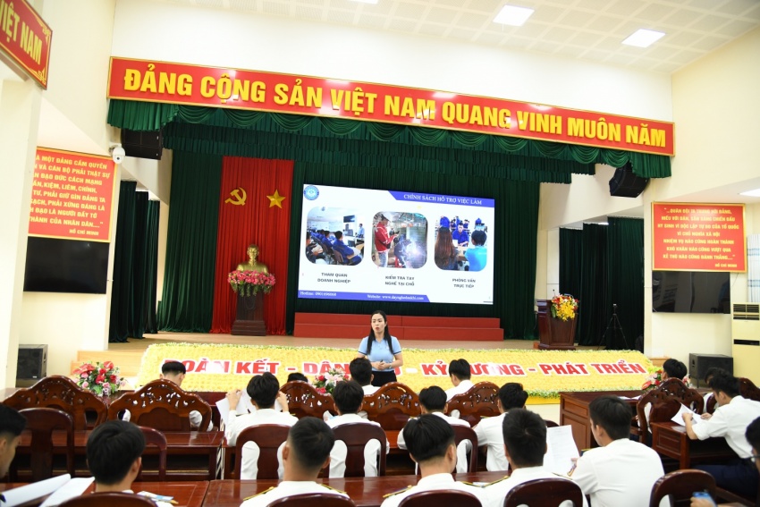 Bộ Tư lệnh Vùng Cảnh sát biển 3: Tư vấn hướng nghiệp cho quân nhân chuẩn bị xuất ngũ năm 2026