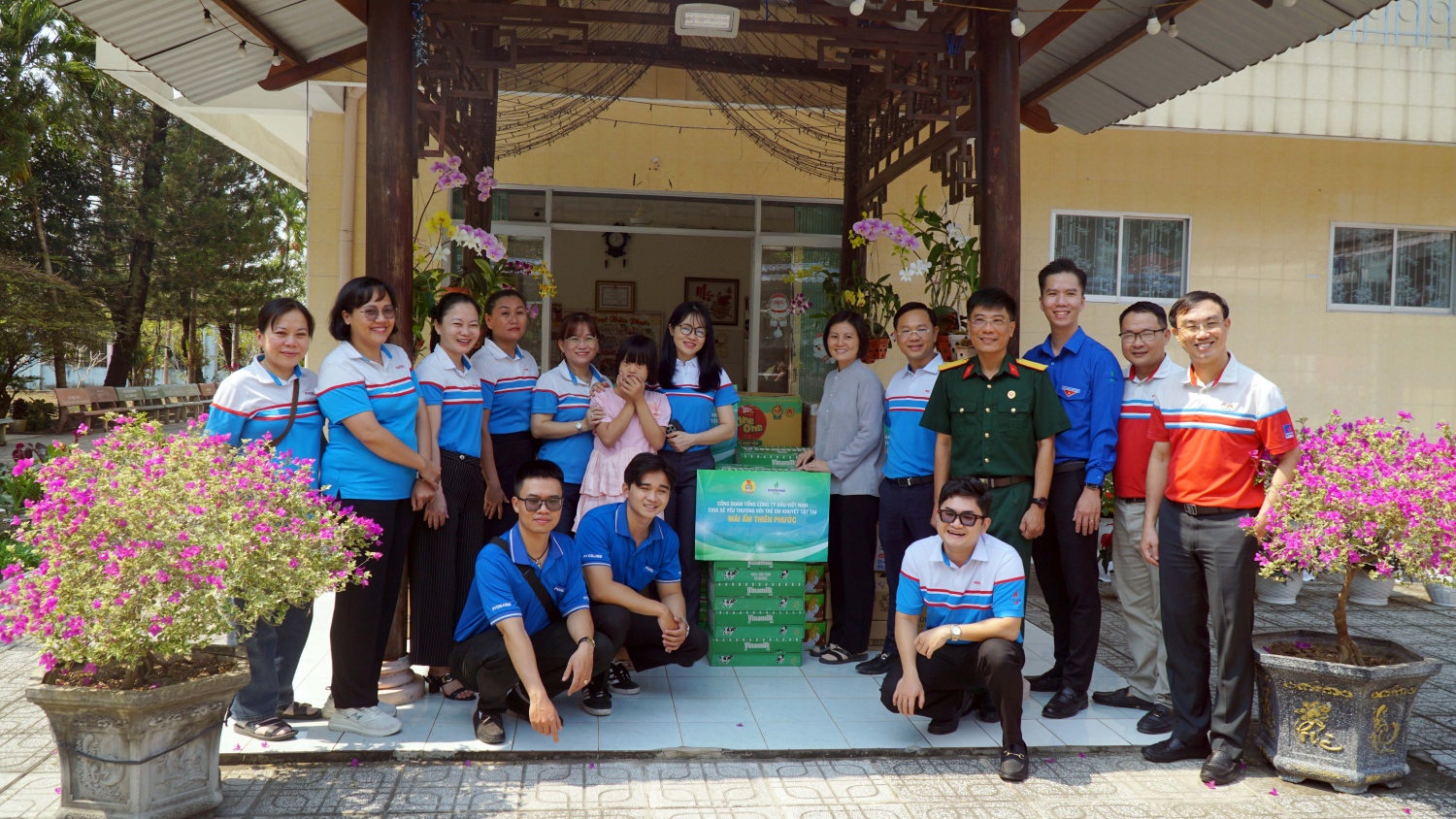 PVOIL thăm, tặng quà tại Mái ấm Thiên Phước, xã An Nhơn Tây, TP. Hồ Chí Minh