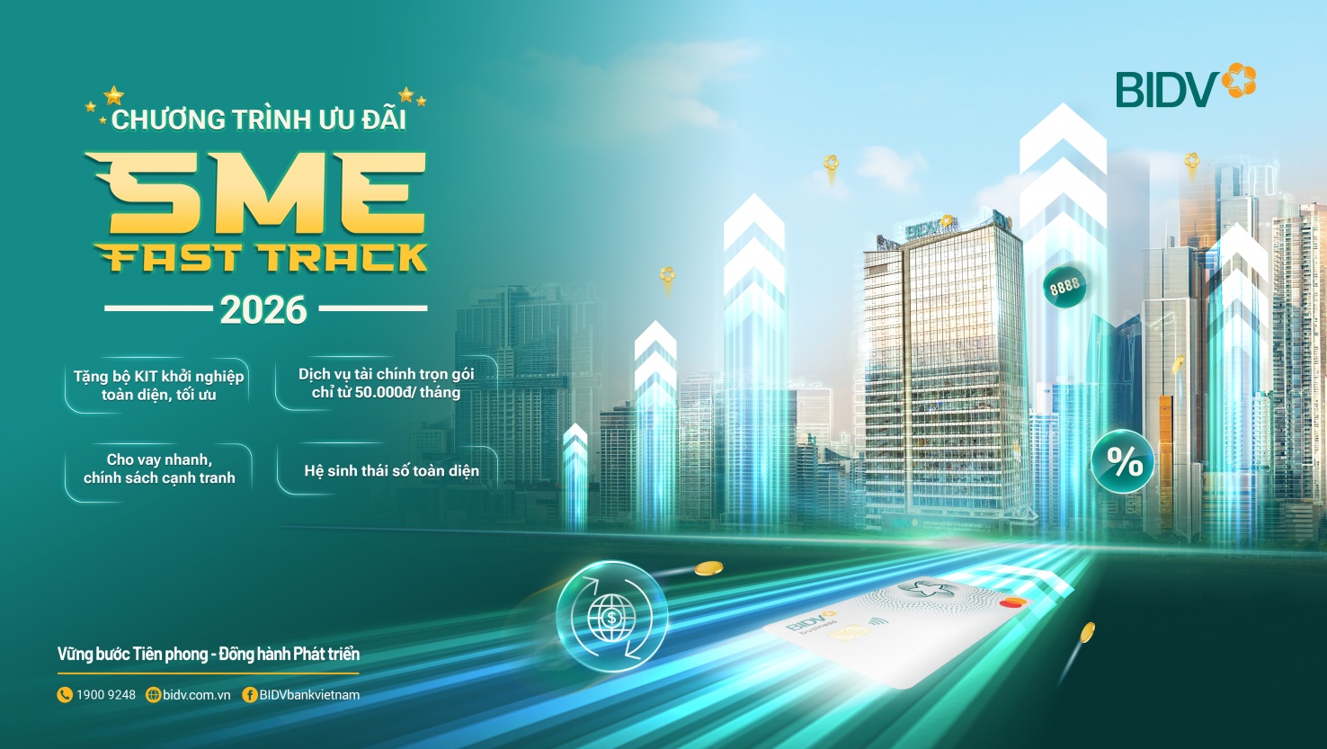 Đón năm “Mã" cùng ưu đãi siêu đã từ BIDV SME Fast Track 2026