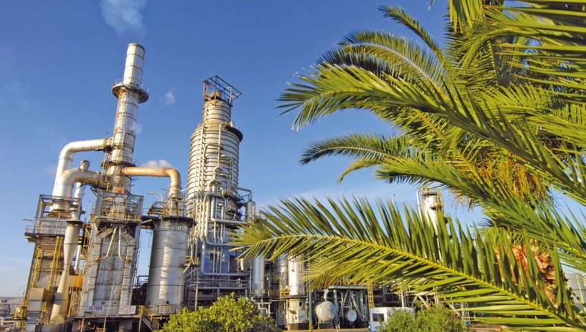 Một góc tổ hợp lọc dầu Tupras.