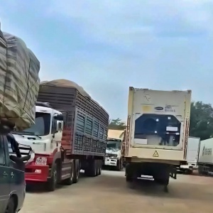 Hơn 1.000 phương tiện ùn ứ tại cửa khẩu do vướng kiểm tra an toàn thực phẩm