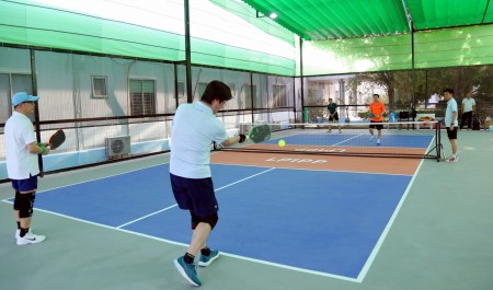 Công đoàn Petrovietnam khánh thành sân Pickleball tại Ban QLDA Long Phú 1