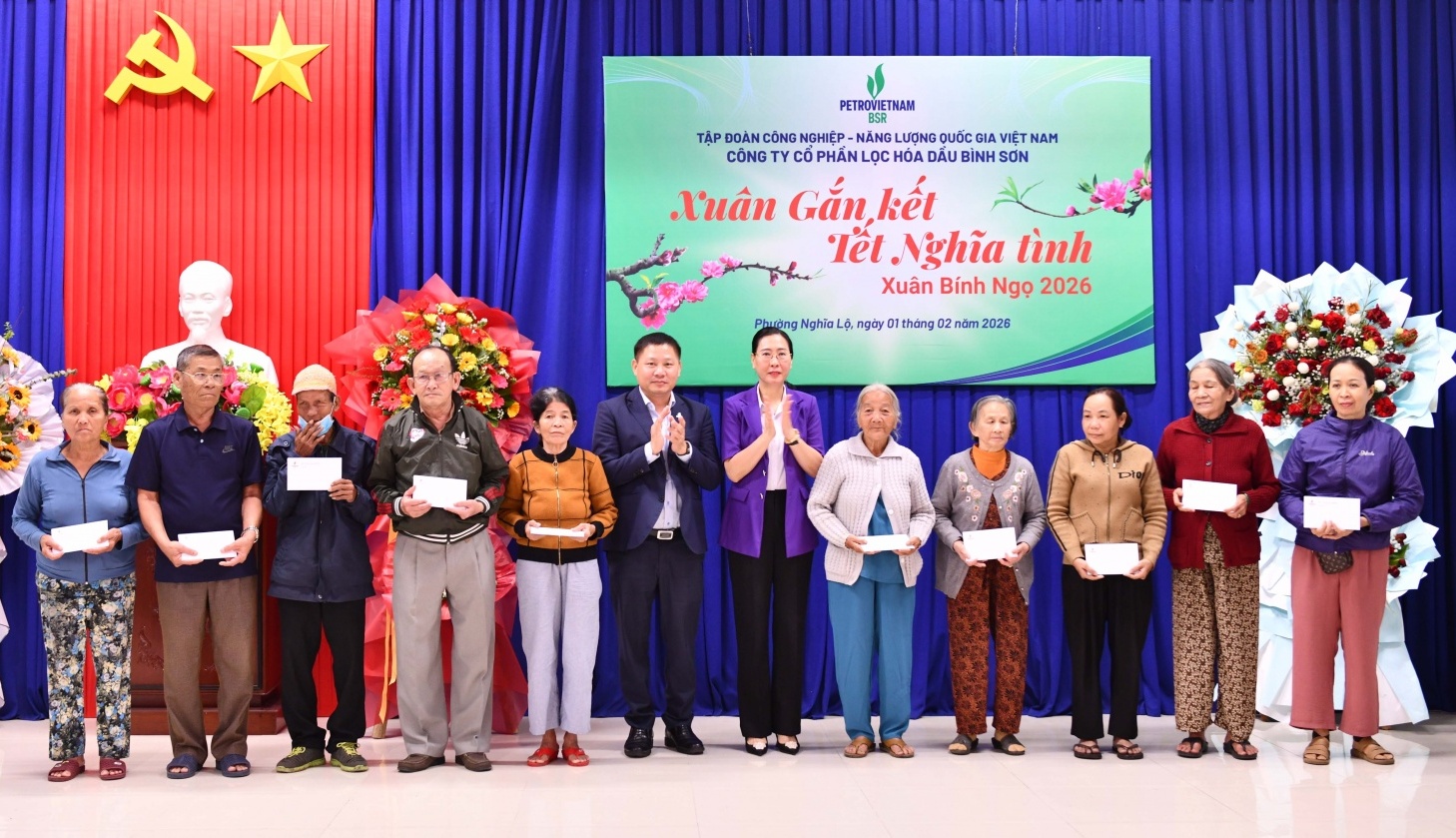 BSR lan tỏa chương trình “Petrovietnam: Xuân Gắn kết - Tết Nghĩa tình” tại Quảng Ngãi