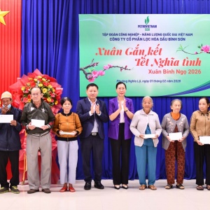 BSR lan tỏa chương trình “Petrovietnam: Xuân Gắn kết - Tết Nghĩa tình” tại Quảng Ngãi