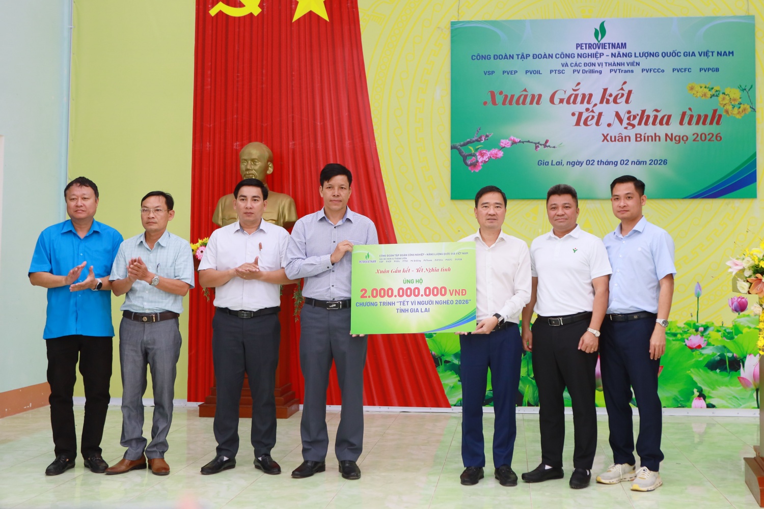 Petrovietnam tiếp thêm động lực cho bà con và người lao động tại Gia Lai