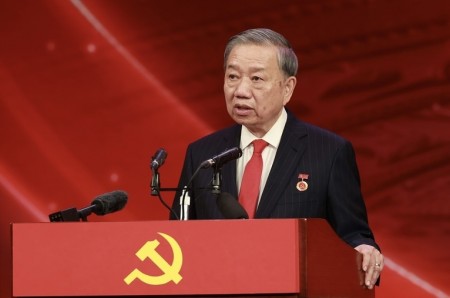 Phát biểu của Tổng Bí thư Tô Lâm tại lễ tuyên dương Bí thư Chi bộ xuất sắc và trao giải Búa liềm vàng