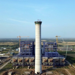 Hạng mục ống khói NMNĐ Long Phú 1 về đích sớm 9 ngày