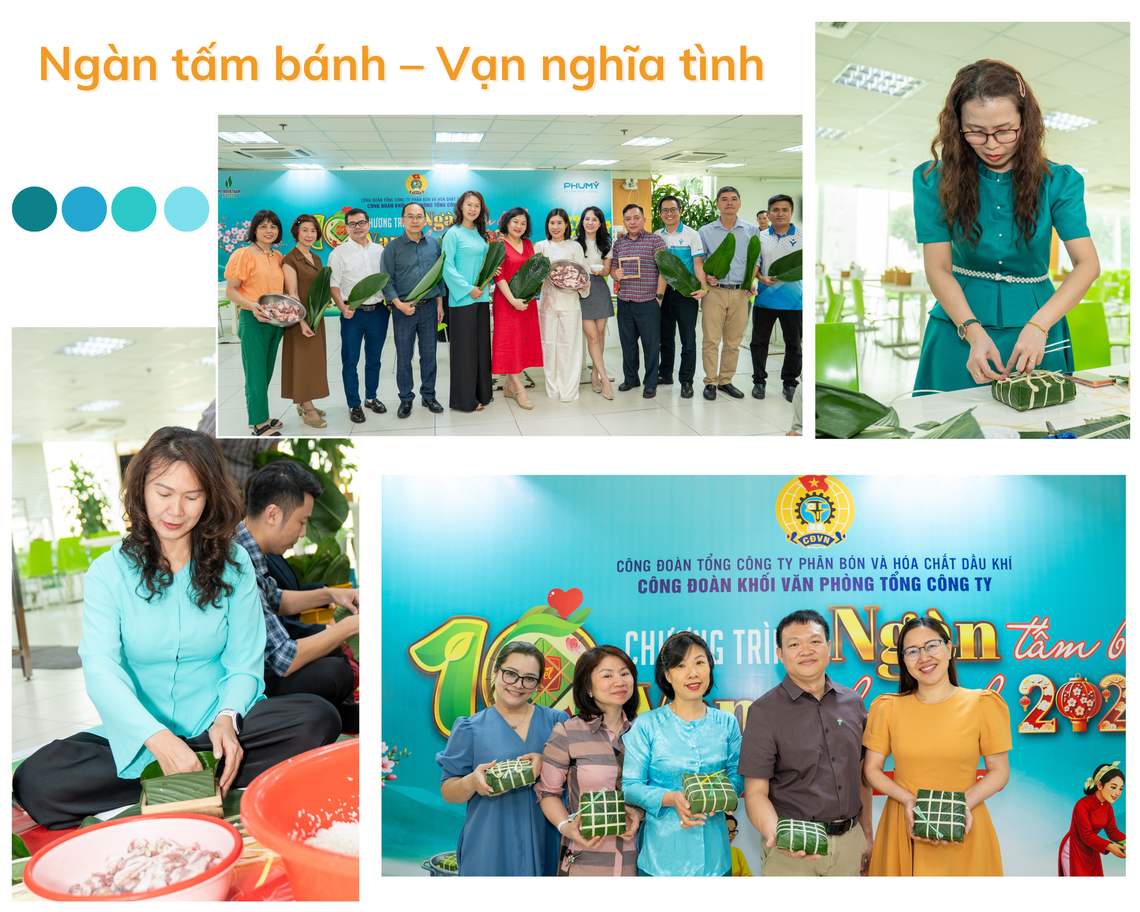 [P Magazine] B&aacute;nh chưng xanh mang nghĩa t&igrave;nh PVFCCo - Ph&uacute; Mỹ đến với cảnh đời neo đơn