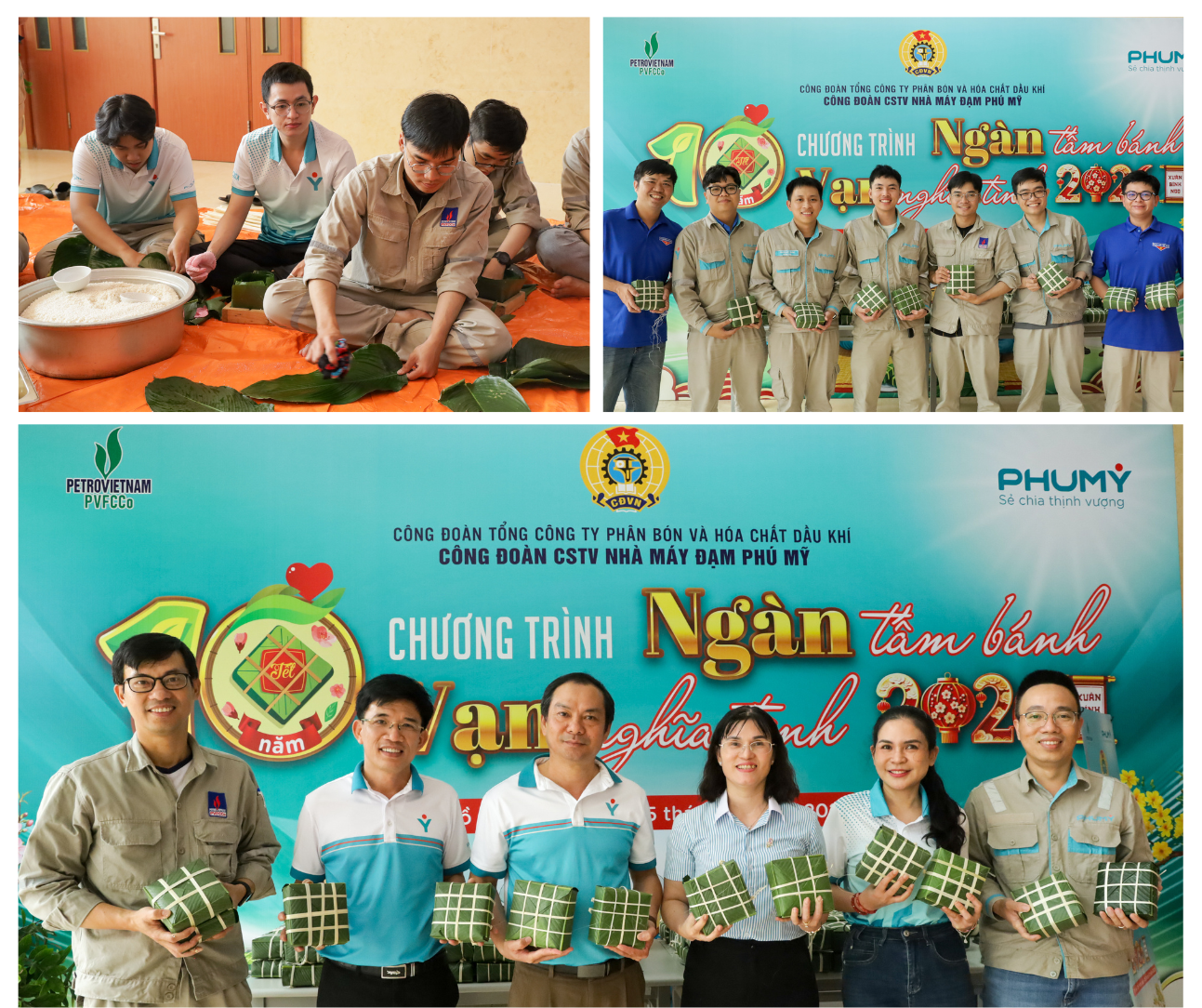 [P Magazine] B&aacute;nh chưng xanh mang nghĩa t&igrave;nh PVFCCo - Ph&uacute; Mỹ đến với cảnh đời neo đơn