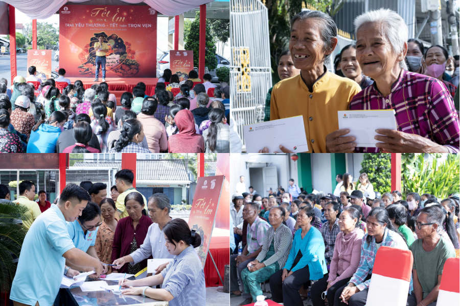 Tết Ấm 2026 PVCFC: 200 bà con đón tết trong yêu thương