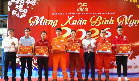 PV Drilling chúc Tết công đoàn viên, người lao động trước thềm Tết Bính Ngọ 2026