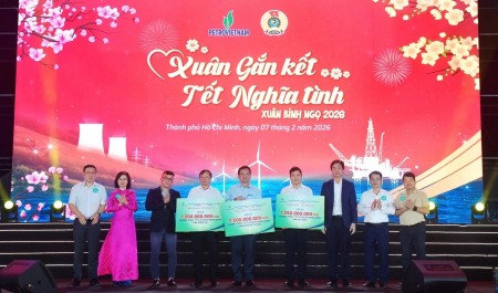 Lan tỏa "Petrovietnam: Xuân Gắn kết - Tết Nghĩa tình” tại khu vực Vũng Tàu - TP. Hồ Chí Minh