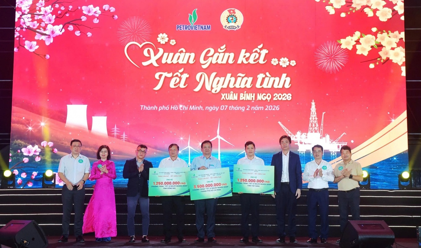 Lan tỏa "Petrovietnam: Xuân Gắn kết - Tết Nghĩa tình” tại khu vực Vũng Tàu - TP. Hồ Chí Minh