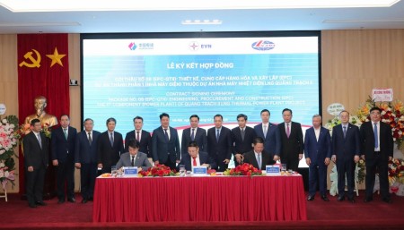 Ký kết hợp đồng EPC Dự án thành phần 1 thuộc Dự án Nhà máy Nhiệt điện LNG Quảng Trạch II