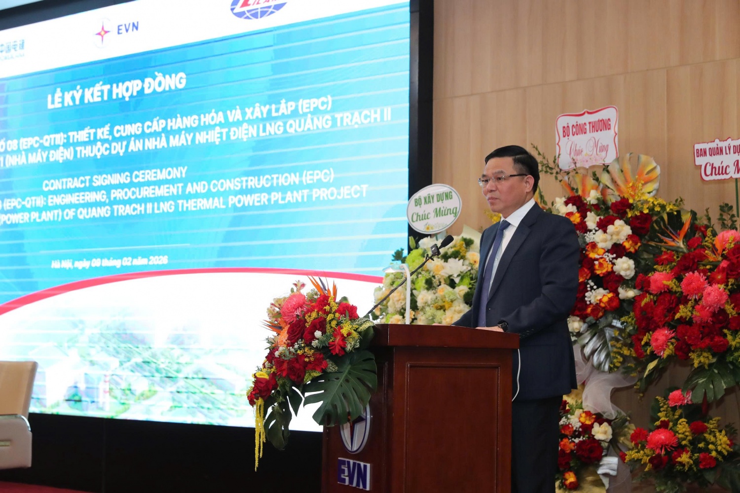 Ký kết hợp đồng EPC Dự án thành phần 1 thuộc Dự án Nhà máy Nhiệt điện LNG Quảng Trạch II