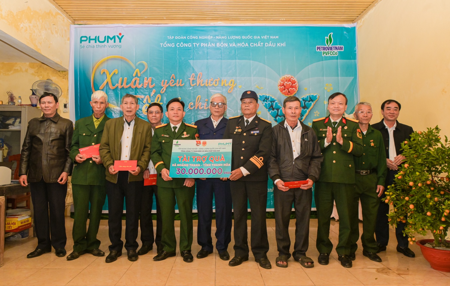 Petrovietnam/PVFCCo – Phú Mỹ lan tỏa nghĩa tình, chăm lo Tết cho người dân và cựu chiến binh khó khăn Petrovietnam/PVFCCo – Phú Mỹ lan tỏa nghĩa tình, chăm lo Tết cho người dân và cựu chiến binh khó khăn