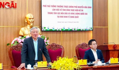 Petrovietnam giữ vai trò “đầu tàu” hình thành Trung tâm lọc hóa dầu và năng lượng Quốc gia tại Dung Quất