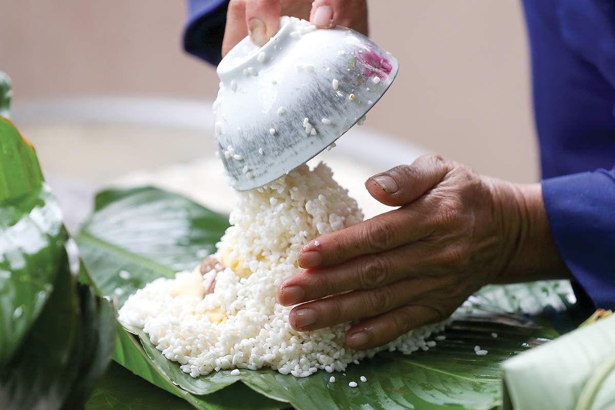 Giữ hồn cốt bánh chưng “tiến vua” nơi đất Tổ