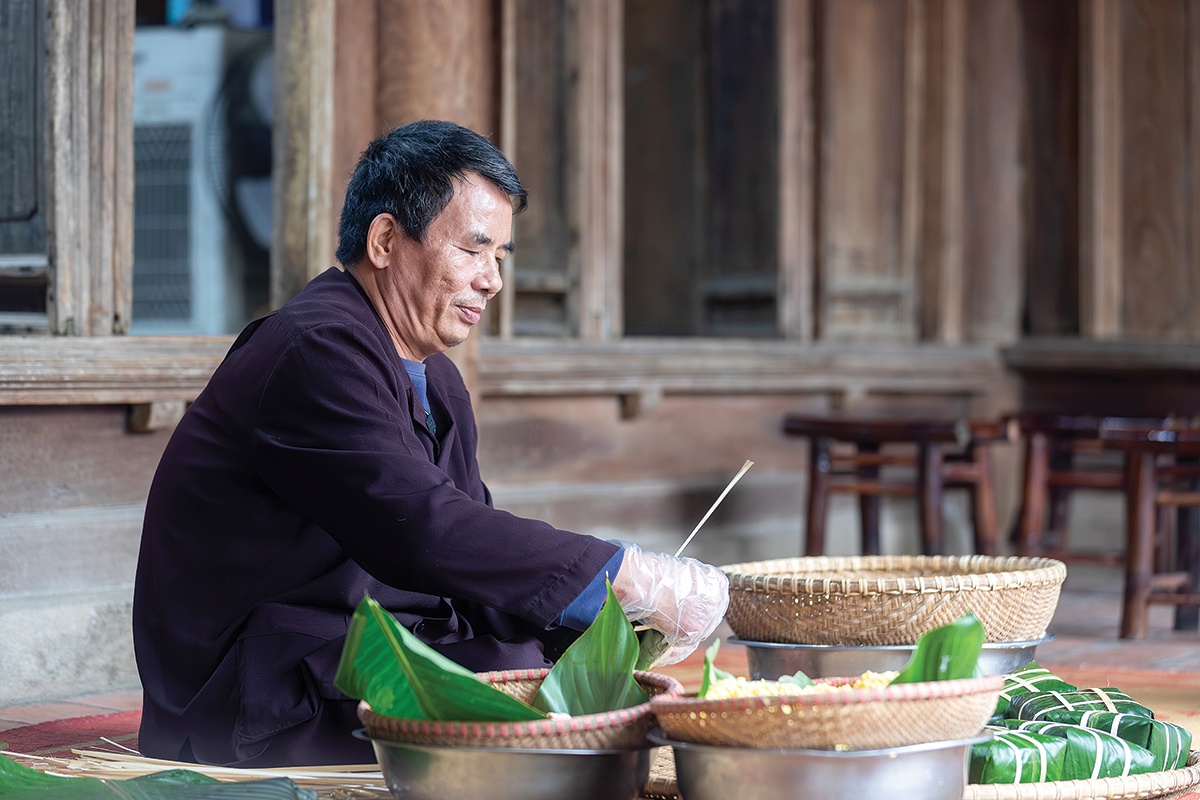 Giữ hồn cốt bánh chưng “tiến vua” nơi đất Tổ