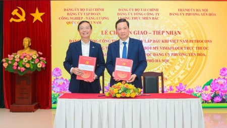 Đảng bộ PETROCONs chính thức được chuyển giao về Đảng bộ phường Yên Hòa