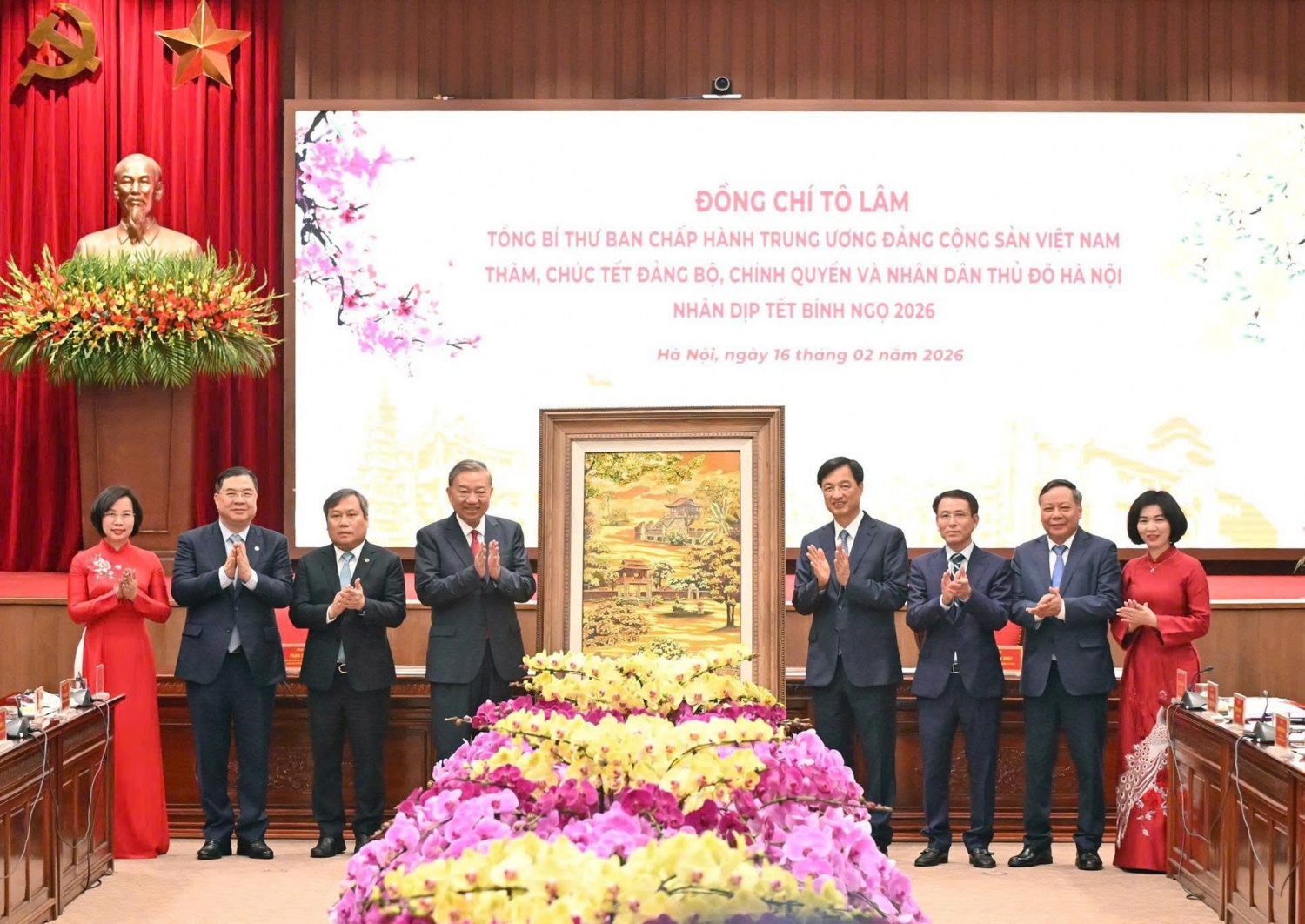 Tổng Bí thư Tô Lâm chúc Tết Đảng bộ, chính quyền và nhân dân Thủ đô