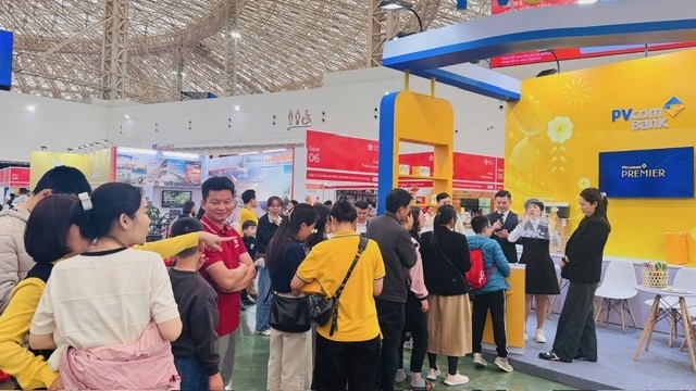 PVcomBank đồng hành Hội chợ Mùa Xuân 2026: Lan tỏa giá trị thịnh vượng đầu năm