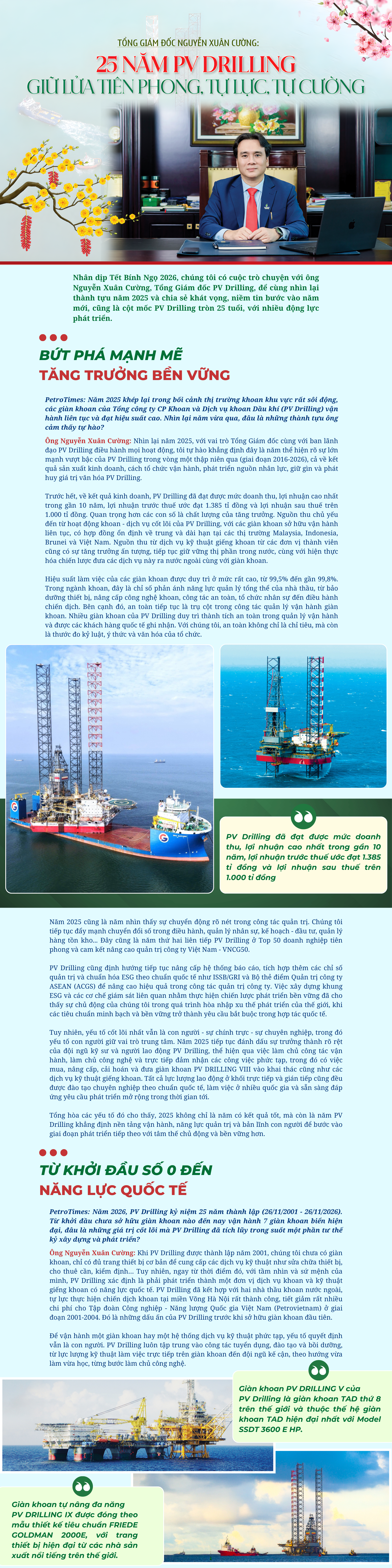 [P-Magazine] 25 năm PV Drilling: Giữ lửa tiên phong, tự lực, tự cường