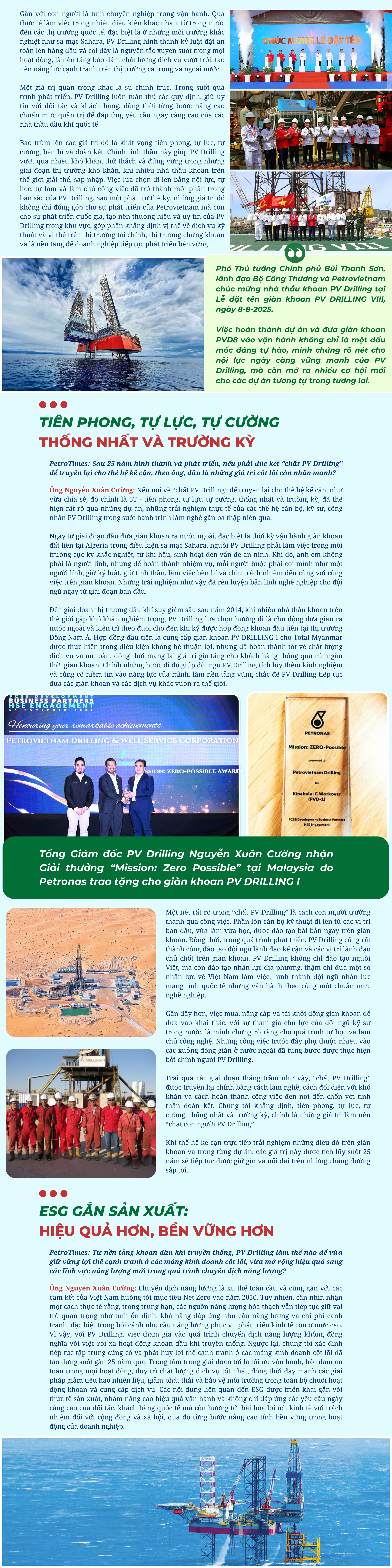 [P-Magazine] 25 năm PV Drilling: Giữ lửa tiên phong, tự lực, tự cường