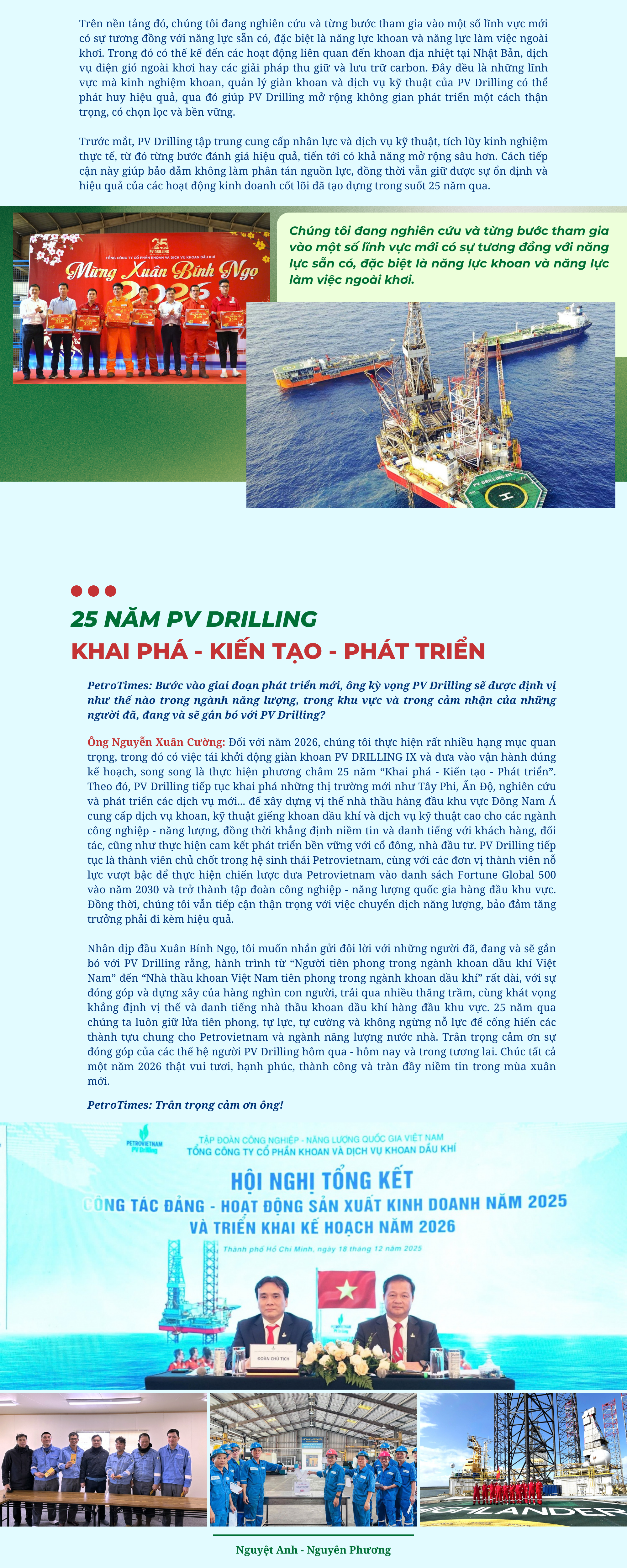[P-Magazine] 25 năm PV Drilling: Giữ lửa tiên phong, tự lực, tự cường