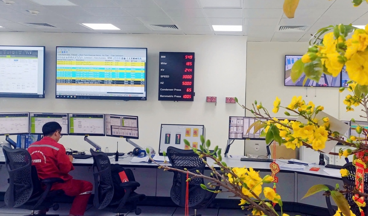PV Power NT ra quân đầu năm, tổ máy Nhơn Trạch 4 được NSMO huy động 550 MW ngay mùng 7 Tết