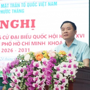 Đồng chí Lê Ngọc Sơn tiếp xúc cử tri, vận động bầu cử đại biểu Quốc hội khóa XVI