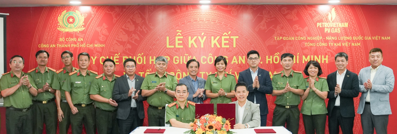 Công an TP HCM và PV GAS ký kết Quy chế phối hợp bảo đảm an ninh, an toàn các công trình khí trong giai đoạn mới
